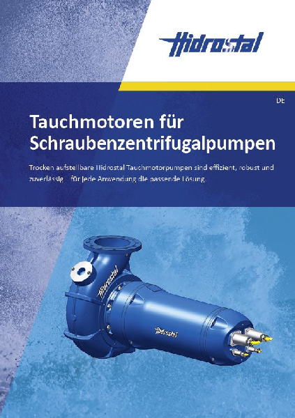 Tauchmotoren für Schraubenzentrifugalpumpen